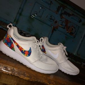 Autism Awareness Nike Tennis Shoe